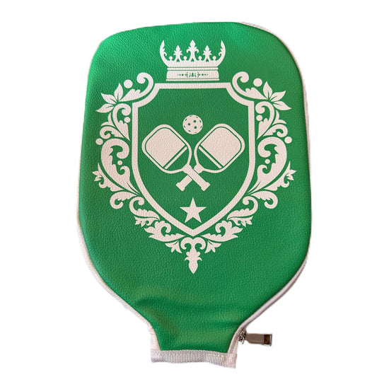 Pickleball Prep Pickleball Paddle Cover | Pickleball Paddle Protective Case | Pickle Ball Paddle Case | Racquet Sleeve | Paddle Sleeve | Protective Pickle Ball Padel Cover (Green with White Logo)