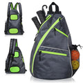 yuboo Pickleball Bag - Pickleball Sling Bags for Women Men Adjustable Pickle Ball Backpack Large Capacity Lightweight Pickleball Paddle Bag