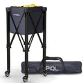 Pickleball Ball Caddy Navy Blue - 100 pickleball capacity wheeled cart - pickleball storage bag - pickle ball equipment for practice - pickleball training - Tennis Ball Hopper - Tennis Ball Caddy